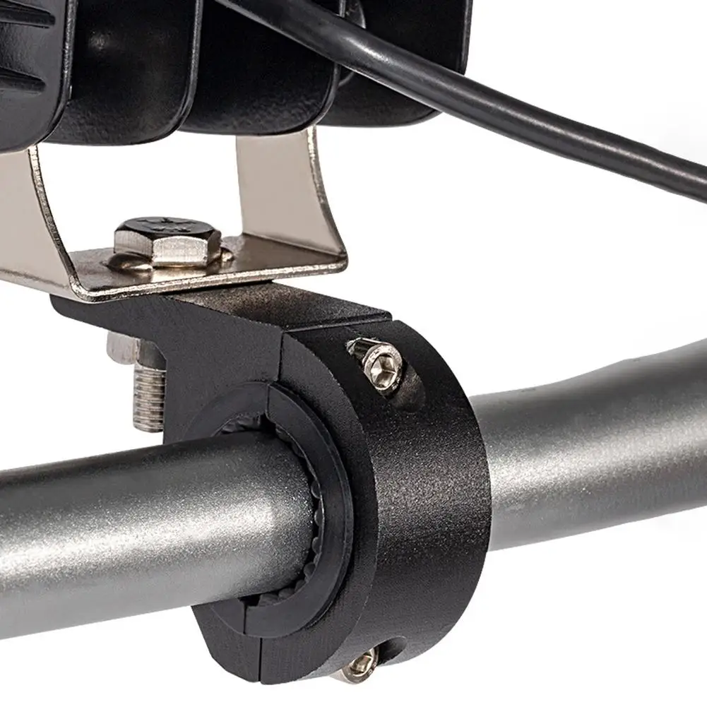 Motorcycle Fog Light Mount Tube Clamp Mount Kit Motorbike LED Light Bar Clamps Brackets Modified Aluminum Alloy Pipe