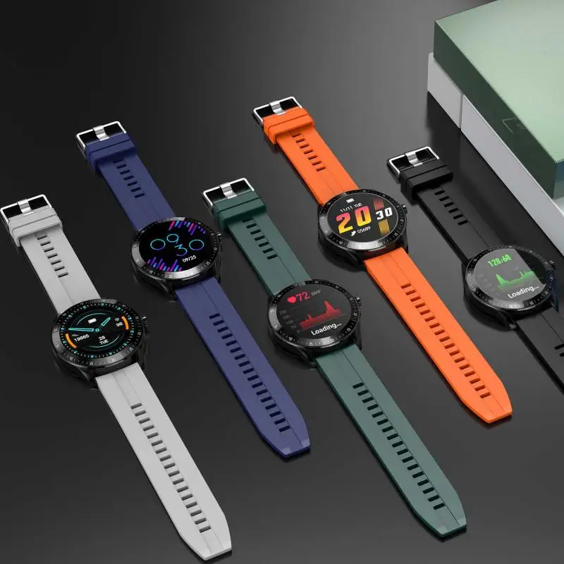 Смарт браслет IP68 для Android и IOS новый водонепроницаемый с круглым экраном