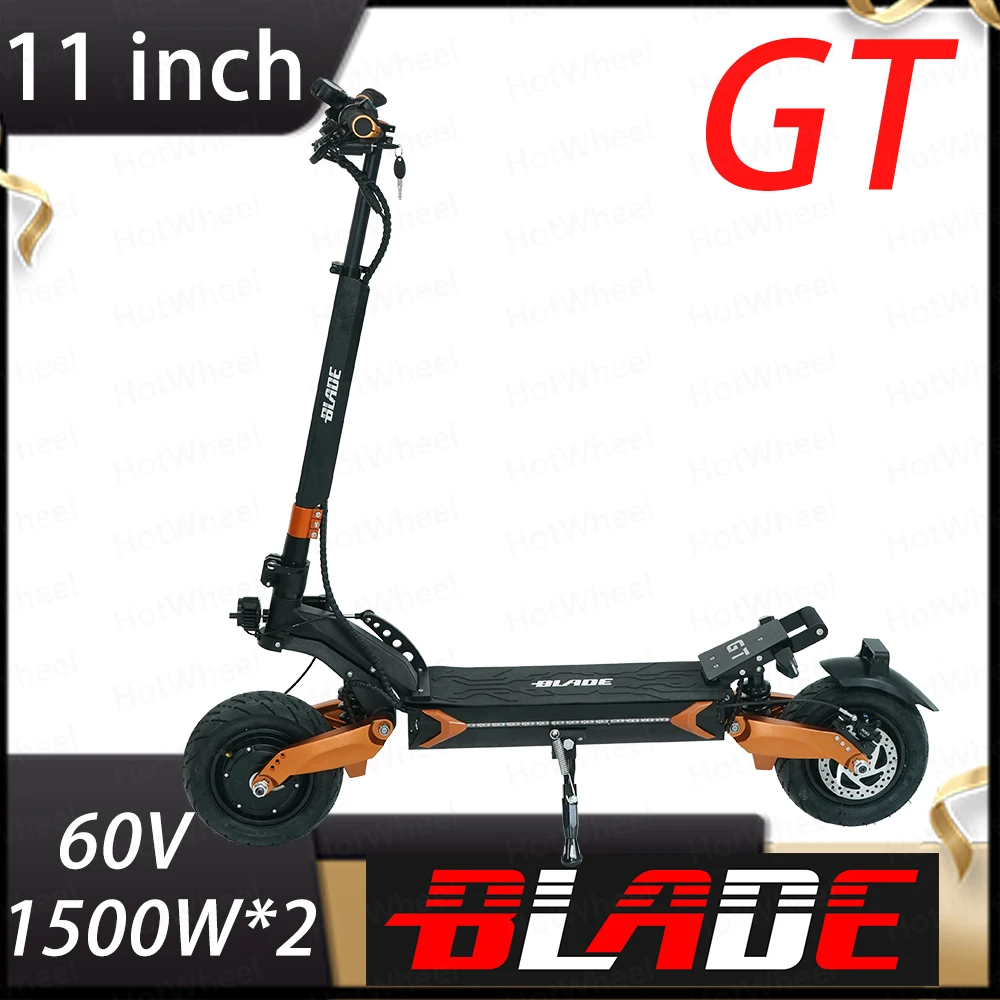 Электрический скутер BLADE GT 11 дюймов CST вакуумная шина Punctyre 1500 Вт * 2 3000 двойной