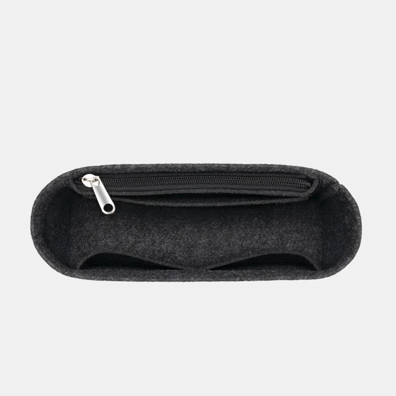 For Kelly25/28/32 Handbag Makeup Bag Organize Zipper Bag Insert Base Shaper Felt Toiletry Storage Bags Travel Cosmetic Girl
