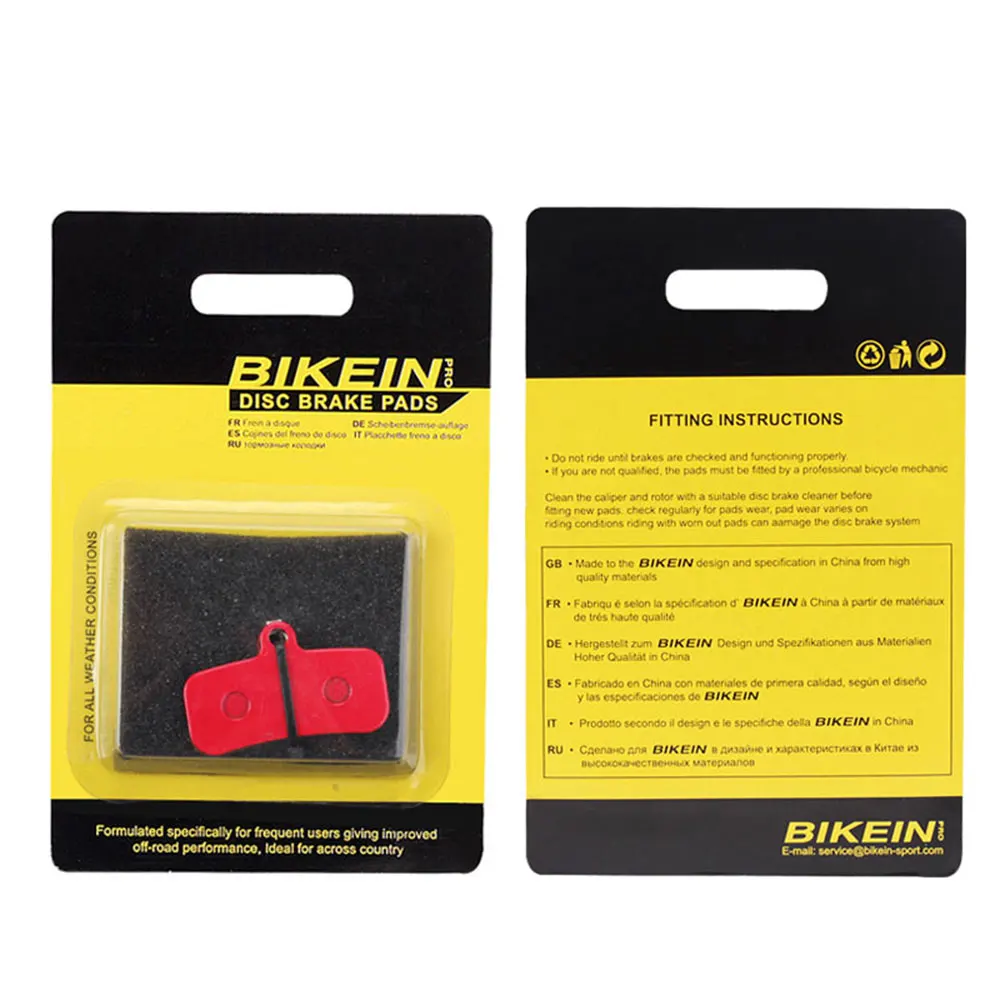 BIKEIN 4 пары дисковый тормоз горного велосипеда колодки костюм для Shimano ST M810 M820 ZEE 640 H01 керамика MTB колодка для гидравлического тормоза