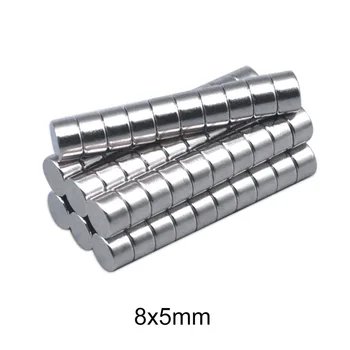 

10~250PCS 8x5 mm Small Round Magnet disc 8mm*5mm Neodymium Magnet Dia 8x5mm Permanent NdFeB Strong Powerful Magnet 8*5 mm N35