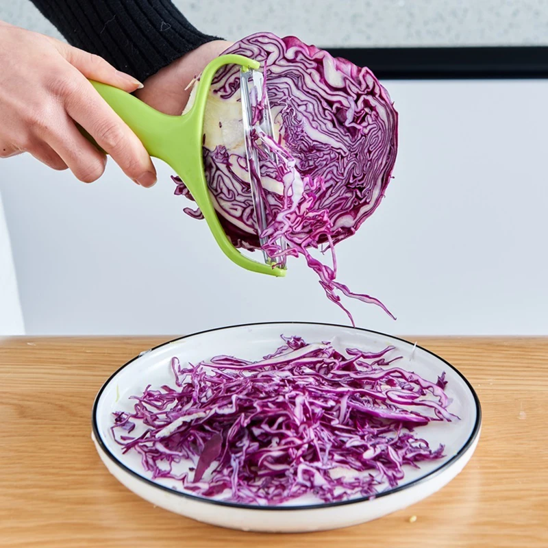 Stainless Steel Cabbage Graters, Hand-cranked Vegetable Shredder, Fruit  Salad Graters, Kitchen Lettuce Shraded Vegetable Tools - AliExpress