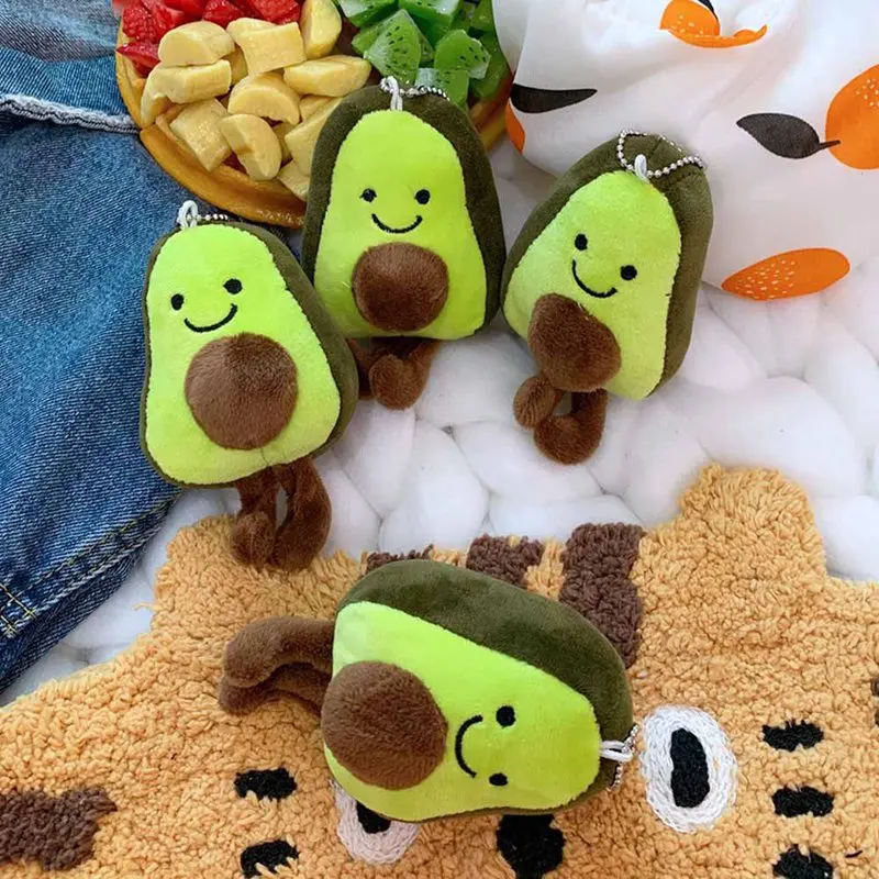 С рисунком фруктов мягкие Мини Kawaii плюшевая кукла для ключей игрушки мягкая