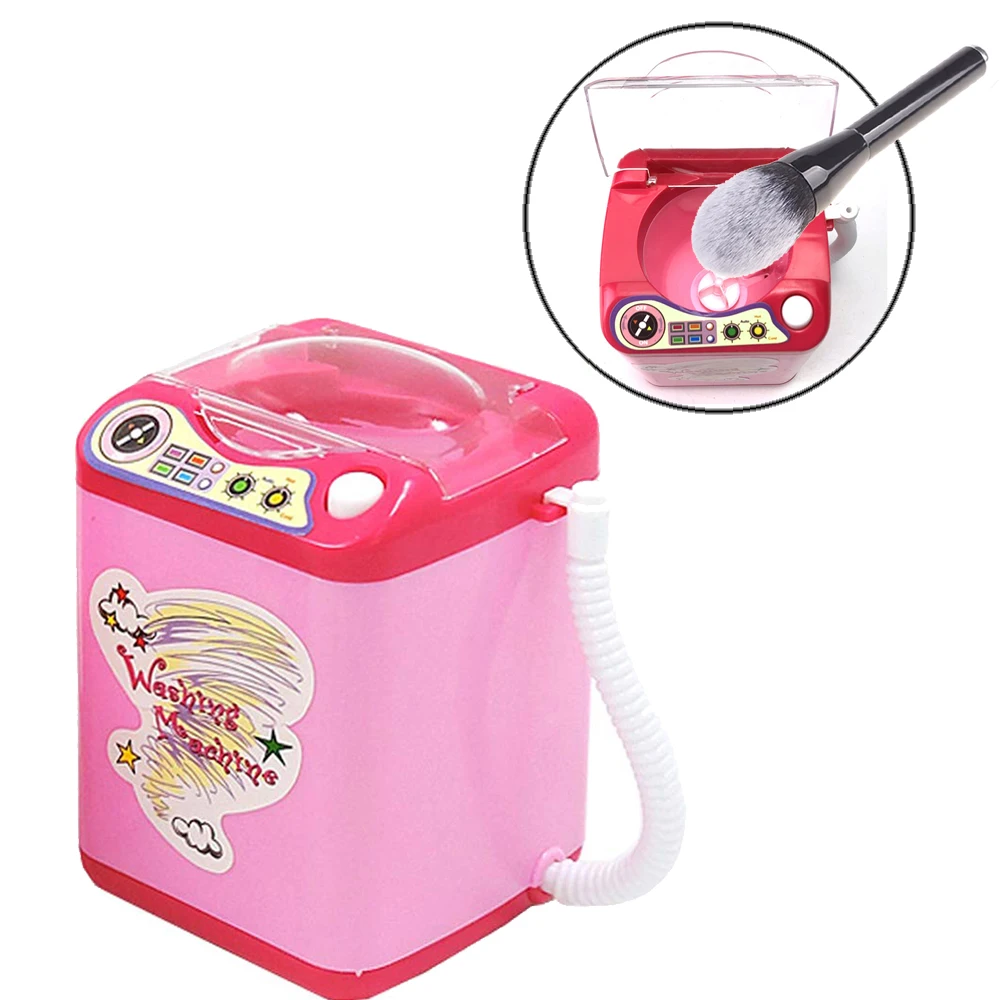 Pinkiou мытье кисти для макияжа спонж блендер чистящий инструмент Мини электрическая щетка для макияжа очиститель стиральная машина игрушка чистящий инструмент
