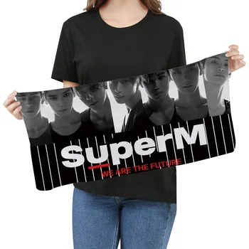

KPOP SuperM super m Towel Fans Respond To Aid Periphery Towel Wash One's Face A Piece Of Cloth Exceed Fine Fiber Banner Towel