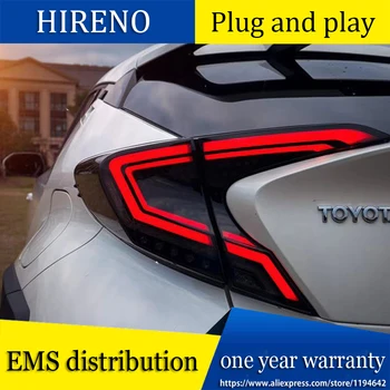 

Car styling Tail Lights For Toyota CH-R C-HR CHR 2017-2018 Led Tail Lights Fog lamp Rear Lamp DRL+Brake+Park+Signal lights