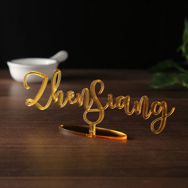 Wedding Place Cards Standing Laser Cut Name signs for wedding Place Settings Dinner Place Card Wedding Escort Card Decoration Calligraphy tags gift