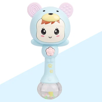 

Learning Baby Stick Kids Early Education Toy Teether Toddler Musical Rattle