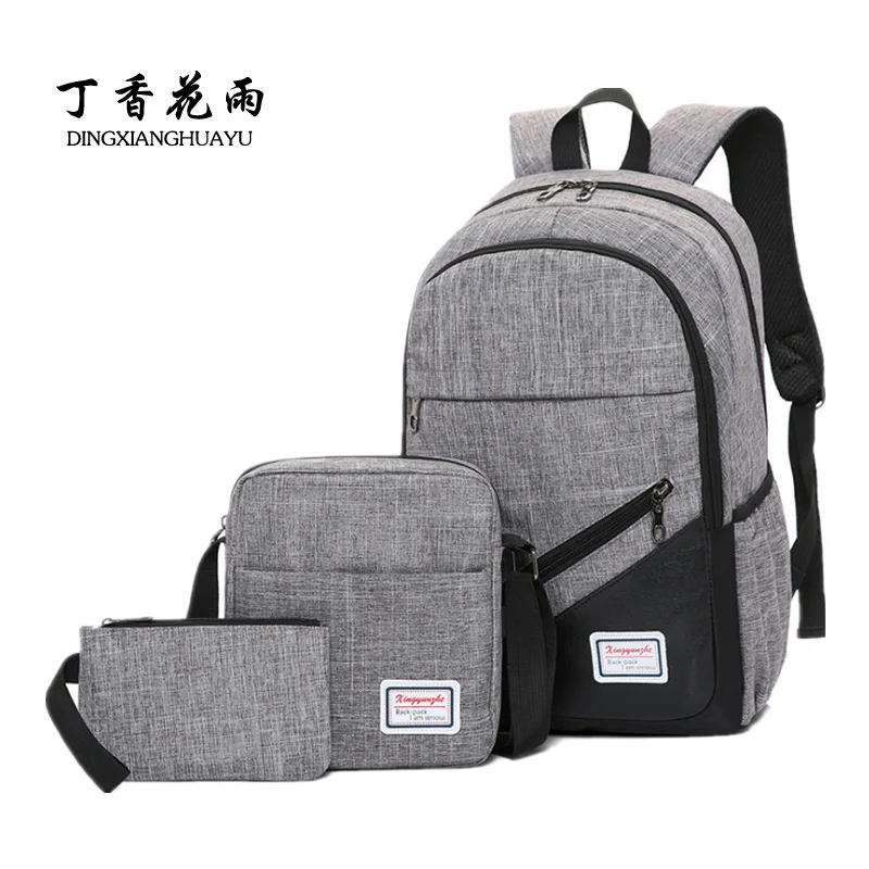 

Korean-style Backpack Business Computer Backpack Men And Women Schoolbag Outdoor Backpack Buy One Get Two a Generation of Fat