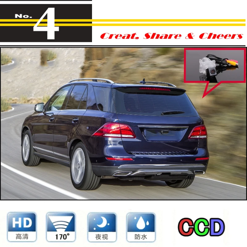 Car Camera For Mercedes Benz M ML Class MB W166 High Quality WaterProof Rear View Back Up Camera For PAL  NTSC  CCD Waterproof (1)