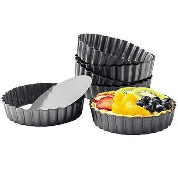 

6 Inch Live Bottom Chrysanthemum Pie Pan Round Nonstick Pizza Pan Cake Mold Baking Pan Oven Cake Tool