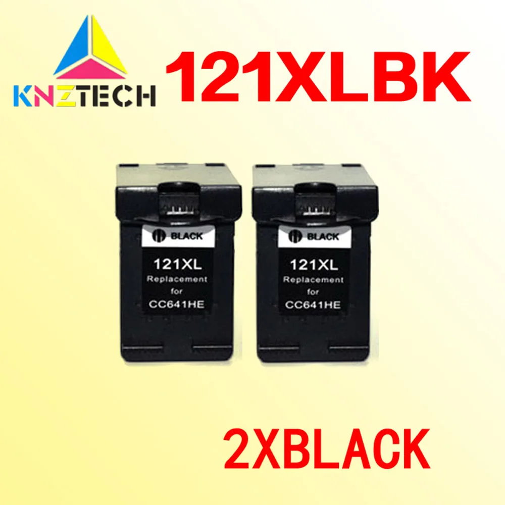 Картридж с черными чернилами 121XL совместимый принтером hp121 для 121 Deskjet D2563 F4283 F2423