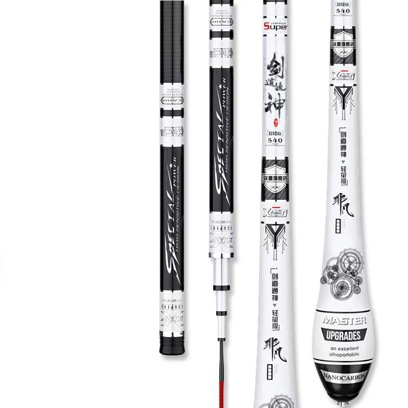 US $108.38 27M63M Taiwan Fishing Rod Vara De Pesca Carbon Fiber Telescopic Wedkarstwo Olta Hand Pole 2819 Tonalty Fishing Sticks Canne