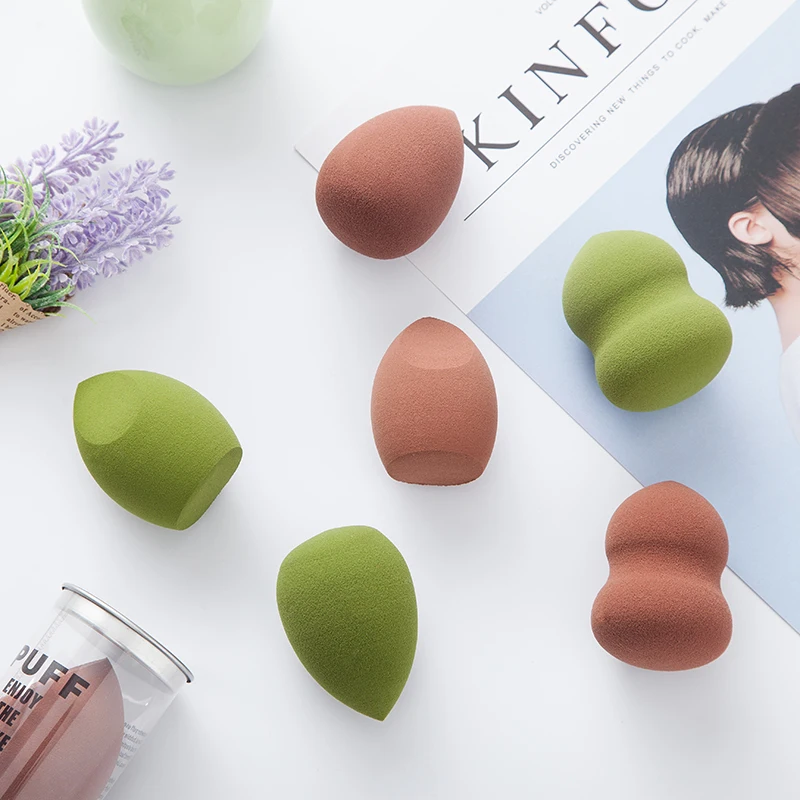 

beauty Hoge Kwaliteit Multi Vorm Sponge Bladerdeeg Make Vrouwen Professionele Blush Foundation Sponzen Make-Raden Lof hot