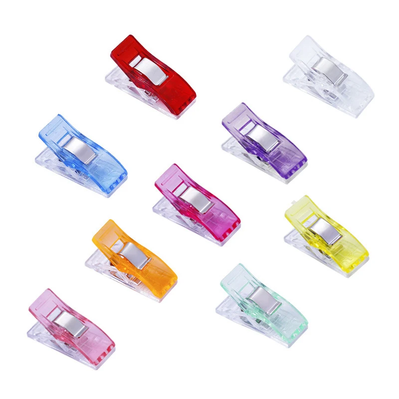 Fabric Quilting Craft Sewing Knitting Clips Mixed Plastic Wonder Clips Holder DIY Patchwork 10/20/50PCS
