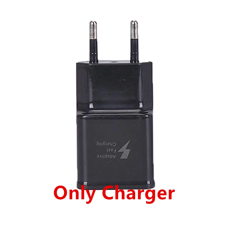 V8 Быстрый зарядный кабель для передачи данных для samsung galaxy S4 S6 S7 край A10 J7 J8 htc один E9 LG G4 MOTO G3 E4 QC 3,0 Быстрая зарядка для мобильных телефонов - Тип штекера: only charger black