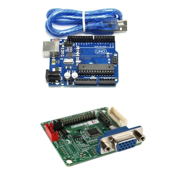 

1Pcs for Uno R3 Atmega328P Atmega16U2 Development Board & 1Pcs Mt561-B Lvds Lcd Monitor Sn Driver Controller Board