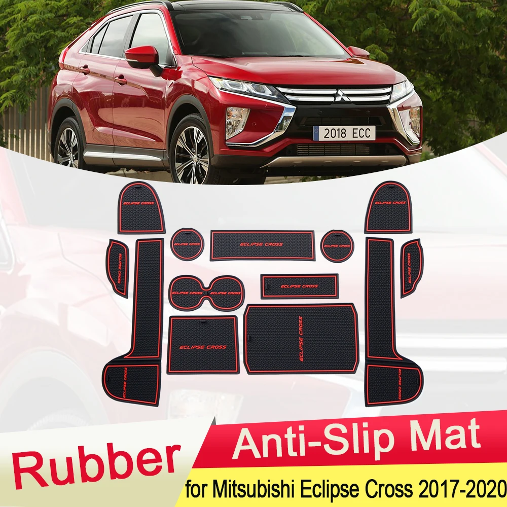 Резиновый противоскользящий коврик для Mitsubishi Eclipse Cross 2017 2018 2019 2020|Наклейки на