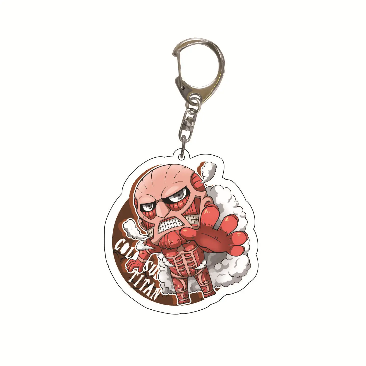 

Anime Attack On Titan Silver Color Drip Keychains Giant Legion Flag Cosplay Jewelry Key Ring Car Key Holder For Anime Fans 8
