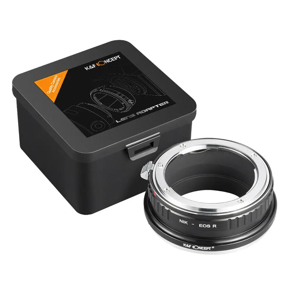 Concept-nik-eos r Adaptador para Nikon f Auto d Mount Lens Canon Eos rf Mount Câmera rf rp r1 r3 r5 r6 r7 r8 k & f - Image 3
