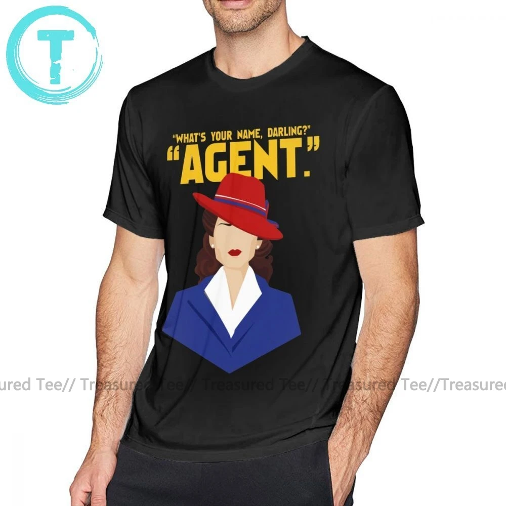 Футболка Peggy Carter Qual Je il tuo nome футболка da uomo carina Maglietta 100% хлопок stampa spiaggia Spiaggia ta |