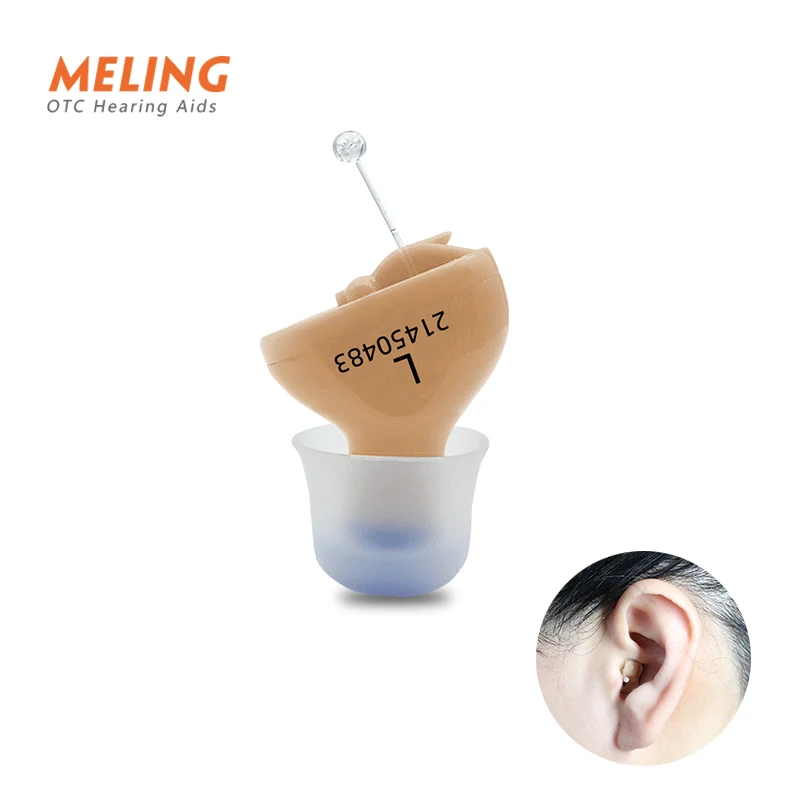 Meling Q10 Wireless Hearing Aids Mini CIC Invisible Hearing Aid Sound Amplifier For Deaf Elderly