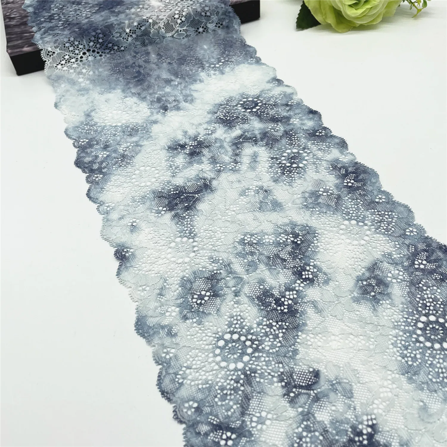 3y/lot Width 20cm Elastic Stretch Lace Trim 1