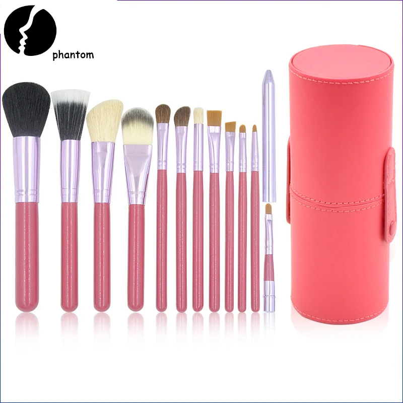 

Makeup Brush Set 12pcs Beautiful Professional Makeup Brushes With Premium Synthetic Fiber And Free Luxury Case Kit Drop Shipping