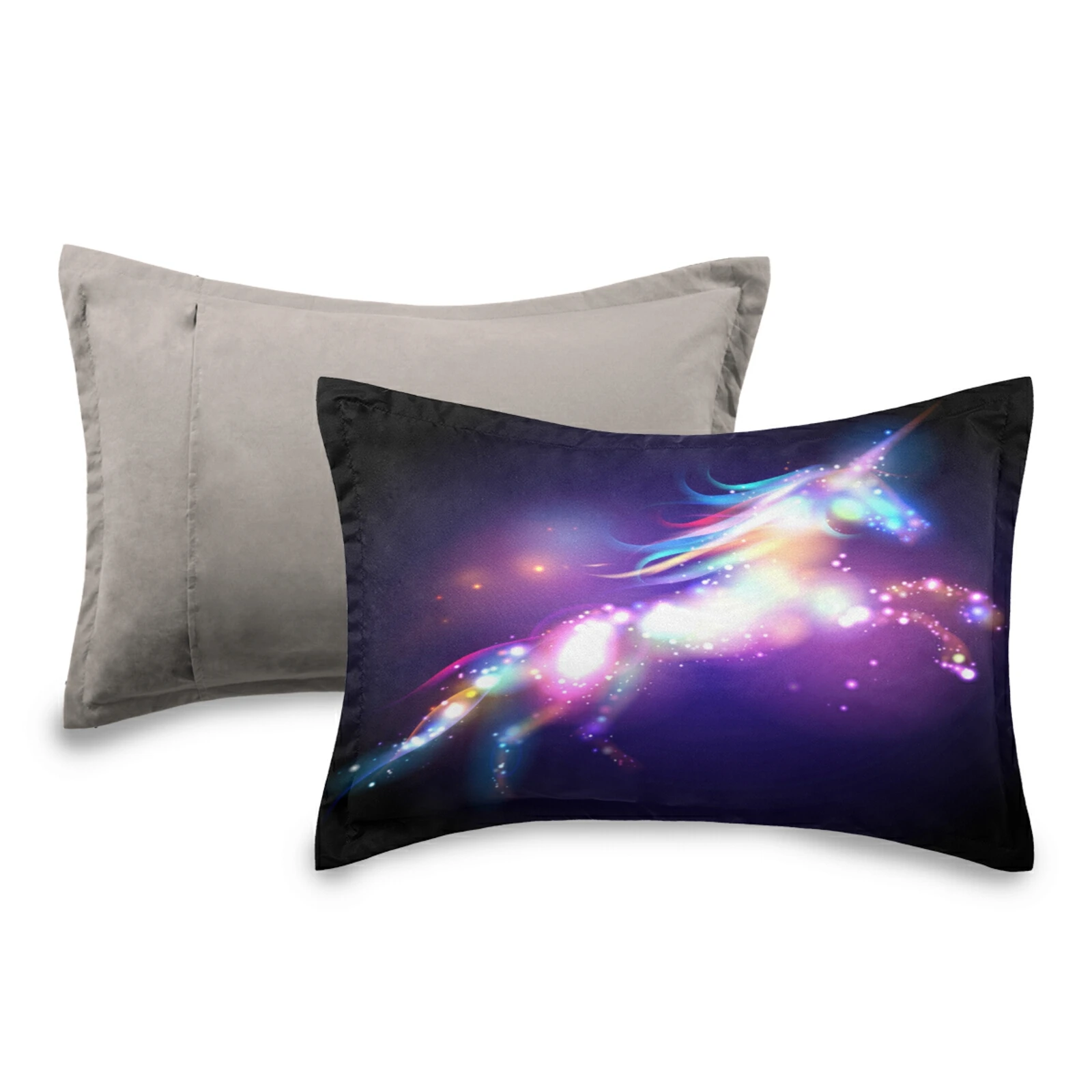 2022 New Unicorn Bedding Set For Boy Girls Bedroom Decor Twin Quilt Cover Set Single Bed Sheet Baby Kids Home Children linens 3D