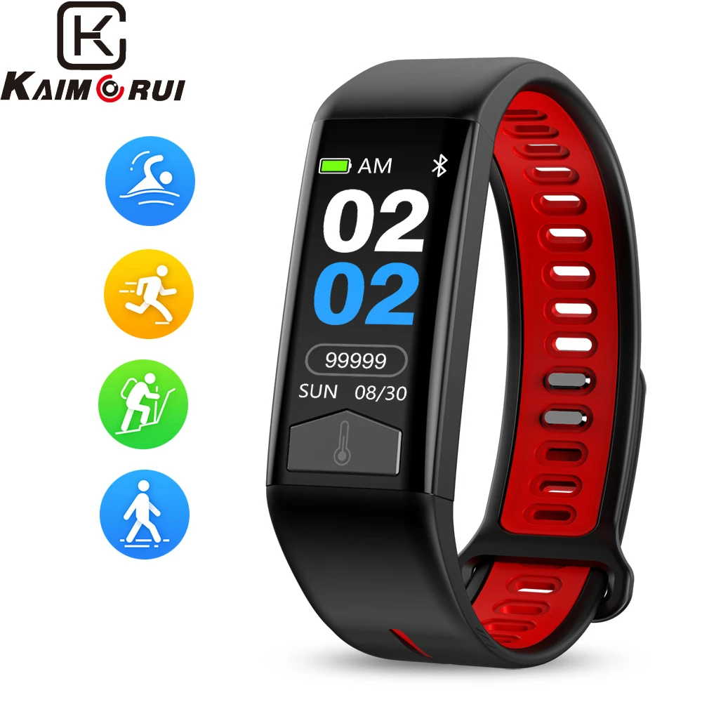 

kaimorui Smart Band ECG Heart Rate IP68 Waterproof Smartwatch Fitness tracker cardio bracelet Smart watch Wristband Smartband