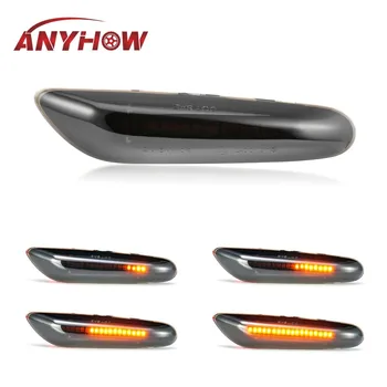 

2PCS Dynamic Turn Signal Light LED Side Fender Marker Sequential Indicator for BMW E60 E61 E46 E90 E91 E81 E82 E88 X3 X1