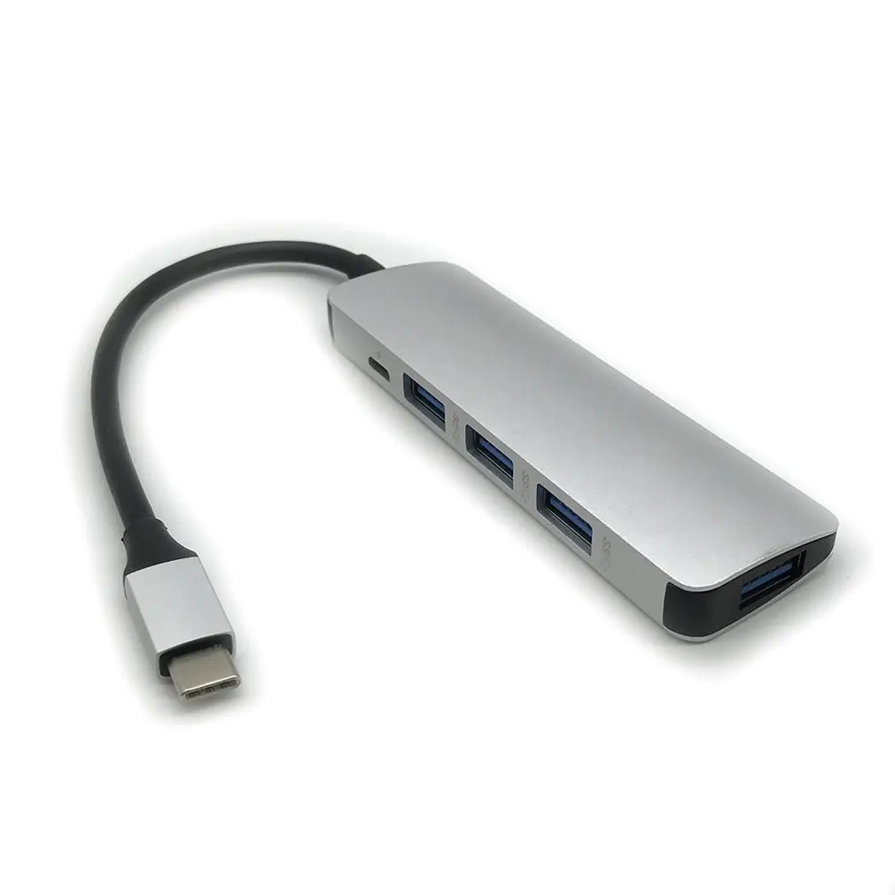 4-Порты и разъёмы зарядное USB устройство с 3,0 концентратор переходник разветвитель с микро USB Мощность Порты и разъёмы TC48