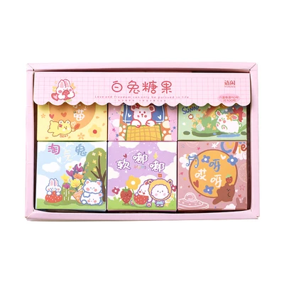 Yoofun 300pcs/box 6 Designs Cute Stickers for Bullet Journaling Scrapbooking kawaii Innovative Decorative Stationery Stickers A