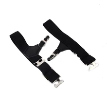 Пара мужской носок подтяжки подвязки удерживающие Подтяжки Эластичный зажим регулируемый