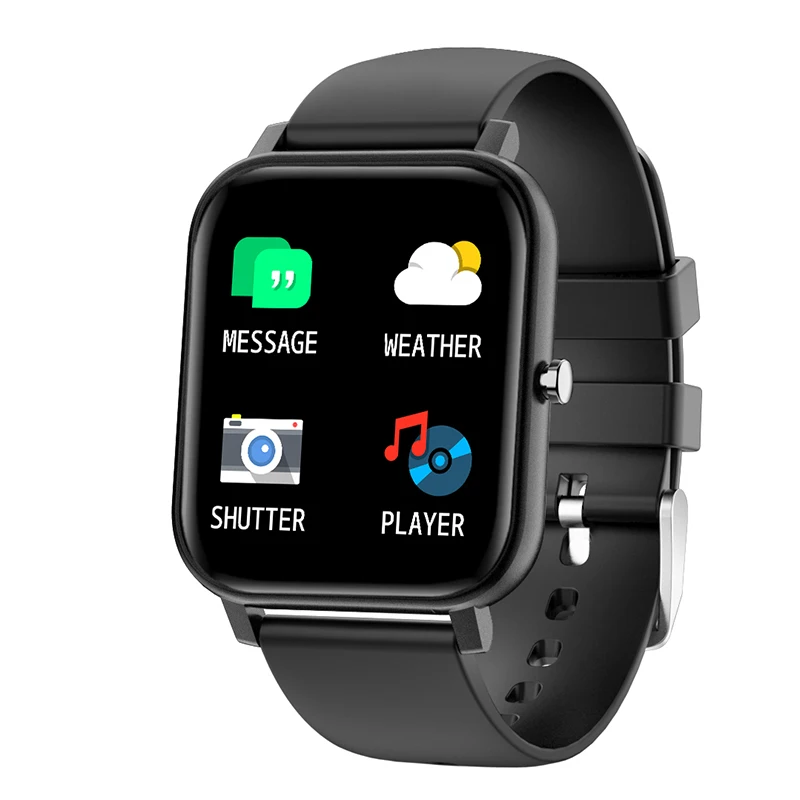 Глобальная версия GTS Новые смарт-часы 5ATM водонепроницаемые плавательные умные часы 14 дней батарея управление музыкой для телефона Xiaomi IOS - Цвет: Black