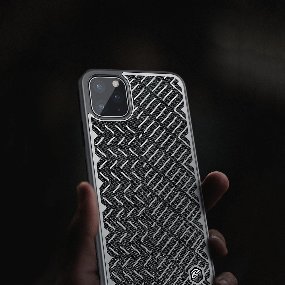 Чехол Nillkin для iPhone 11 Pro Max с нескользящей текстурой, светоотражающий чехол для задней панели телефона, чехол для iPhone 11 Pro Max