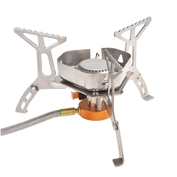 

Outdoor 3000W Gas Stove Camping Gas Burner Folding Electronic Stove Portable Foldable Split Stoves Cookware Camping Equipment