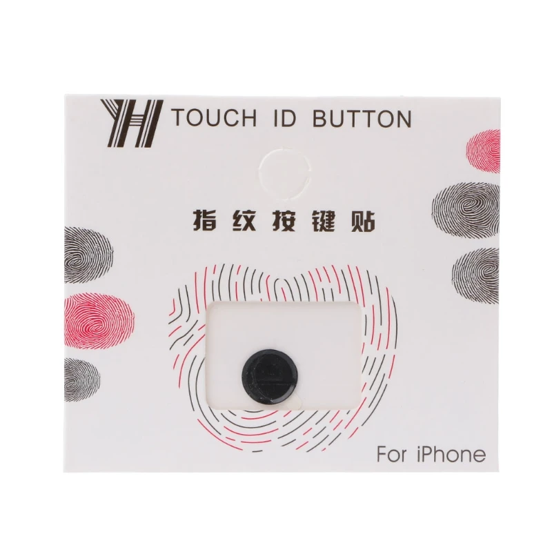 4N50654-BK Универсальная Главная Кнопка отпечатков пальцев Touch ID наклейка для iPhone 8 7 6 5 iPad Air 2 3 4 - Цвет: 4N50654-BK