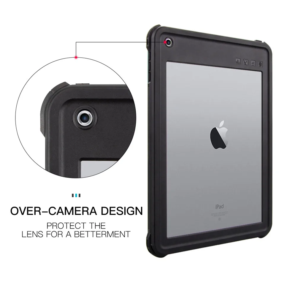 Чехол для нового iPad 9,7 / планшет A1893 чехол Funda для iPad Air 1 дети Безопасный противоударный бронированный Чехол подставка+ шейный ремень