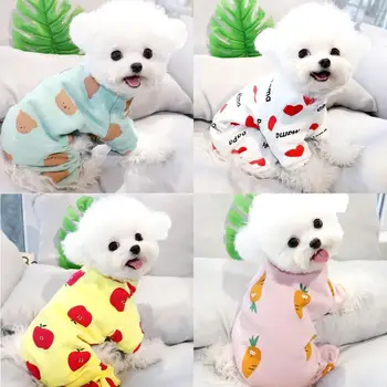 

Autumn and winter clothes pet plus velvet four-legged clothes Teddy Bichon Hiromi VIP Yorkshire milk dog small dog clothes