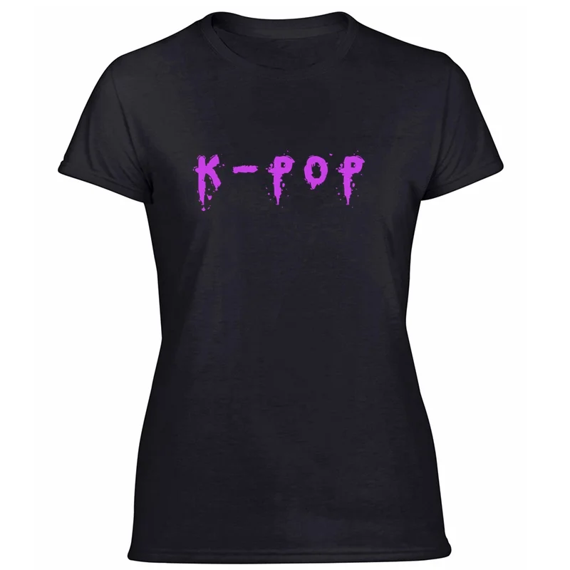Модная K-Pop футболка для мужчин из хлопка для мальчиков и девочек футболка для фитнеса с коротким рукавом