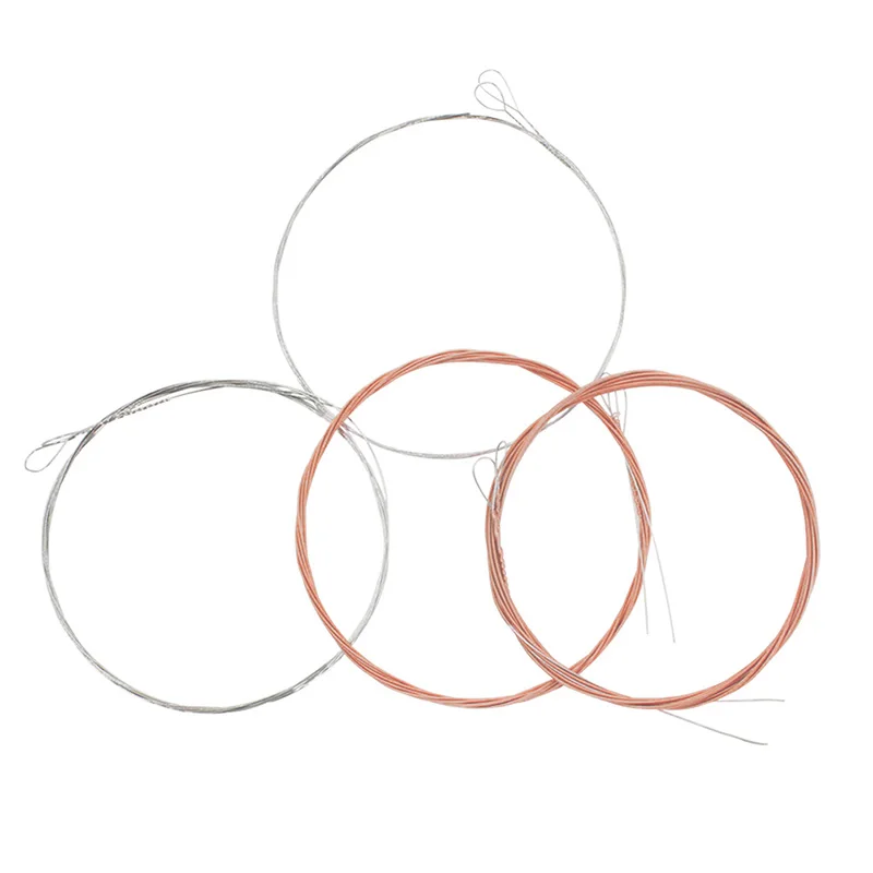 8pcs/pack Mandolin Strings Set High Carbon Silver Wrapped Copper String E/A/D/G Mandolin Stringed Instrument Accessories