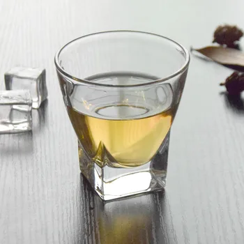 

Set of 2 high quality crystal party whiskey wine glass home party beer drinking glass cups 0901-09