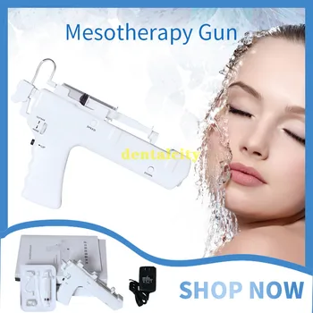 

High Pressure Vanadium Titanium Mesotherapy Gun facial lifting PRP Injection Microcrystal Mesogun