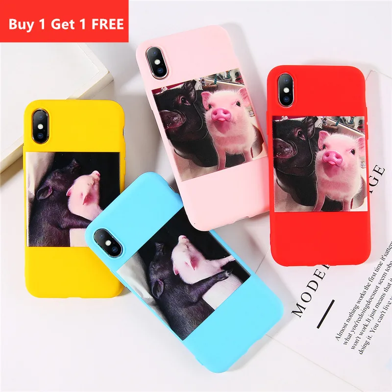 Милый чехол для телефона iPhone 5 5S SE 6 6S 7 8 Plus XS Max XR X из мягкого ТПУ конфетный новый