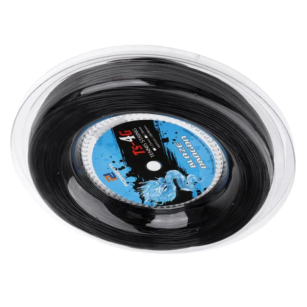 Polyester Tennis Racket String Replacement with Racquet Dampener 200m 1.25mm Tennis Accessories