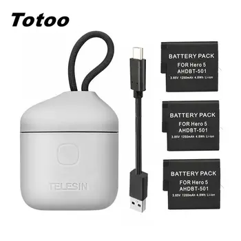 

3 In1 AllinBox For Go Pro 8 Battery Charger TF Memory Cards Storage Case Box For GoPro Hero 8 7 6 5 Black Hero 2018 Accessory