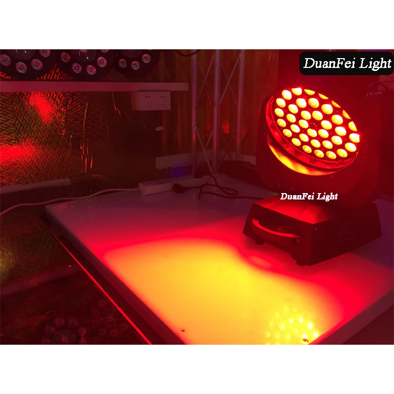 8 лотов сценическое освещение Rgbwa 36x15 Вт Dj движущаяся головка Lyre Led Zoom|Эффект