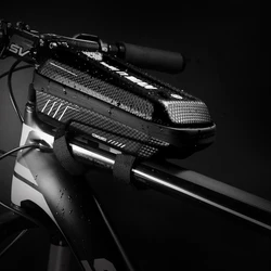 WILD MAN Rainproof Bicycle Top Tube Front Beam Bag MTB Road Cycling Anti Pressure Shock Rainproof Bag Bike Accessories